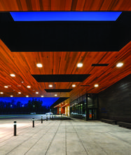 Secondary Canopy and Main Public Entrance - Photo Credit: Paul Crosby